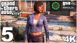 GTA 5 Redux Graphics Mod Gameplay Walkthrough Part 5 Mission Chop (PC Gameplay, 4K, 60FPS)