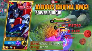 ALDOUS BRUTAL DAMAGE POWER PUNCH IS HERE🔥 | ALDOUS BEST BUILD 2022