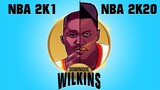 DOMINIQUE WILKINS, the evolution [NBA 2K1 - NBA 2K20]