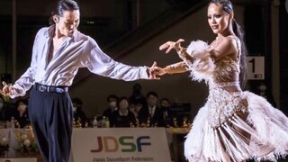 日本2021 WDSF/JDSF 三笠宫杯 A组 藤井创太 前世界冠军Zoran Plohl和红发魔女Tatsiana 的学生 winson谭和诺维科娃的师兄妹