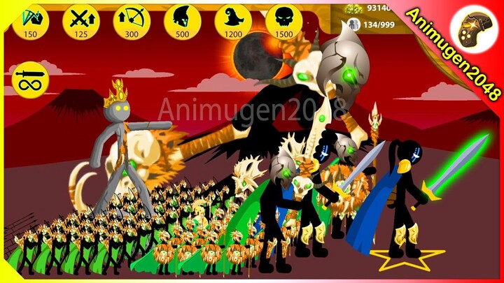 XIPHOS LEADER MEGA BOSS MAMMOTH x9999 ARMY SAVAGE SKIN | Stick War Legacy Mod VIP | Animugen2048