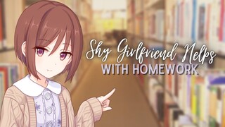 {ASMR Roleplay} Shy Girlfriend Helps You With Homework