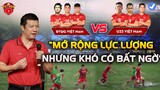 BLV QUANG HUY: " ĐTVN vs u22, HLV Park Chốt Lực Lượng, Khó Có Bất Ngờ"