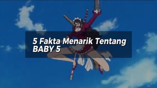 5 Fakta Menarik Tentang BABY 5 | Mantan Anggota Doflaminggo 🔥