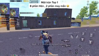 1 trận may mắn #pubgmb