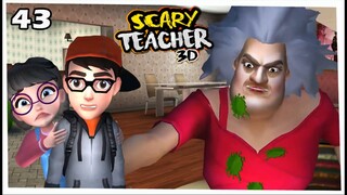 NEW UPDATE - GANGGU KENCAN BU TEMPE - PRANK GURU JAHAD - Scary Teacher 3D Part 43