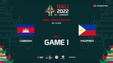 Cambodia vs Philippines Game 1 IESF World Esports Championship 2022 | PHL vs KHM ESPORTSTV