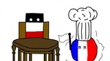 ［Polandball］When France invites Germany to dinner