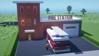 Minecraft fire station - how to build