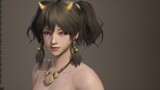 Monster Hunter world mod cute pinch face, hairstyle and beauty