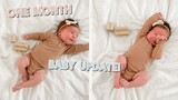 one month baby update (its rough 🥲) + how we chose her name!!