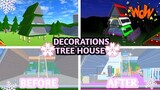 REVIEW DECORATIONS OF TREE HOUSE (NEW UPDATE LAST DAY) || SAKURA SCHOOL SIMULATOR