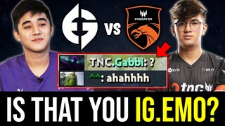 Gabbi "?" Abed like what IG.Emo did - FUNNY ALL CHATS - EG vs TNC