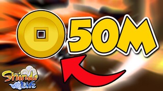 Finally The FASTEST WAY TO GET 50M RYO Using This *NEW* FARMING METHOD In Shindo Life!!