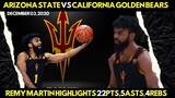 REMY MARTIN HIGHLIGHTS VS CALIFORNIA GOLDEN BEARS | NCAA MEN'S BASKETBALL| DECEMBER 03, 2020