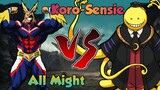 All Might VS Koro-Sensie (Anime War) Full Fight 1080P HD / PapaEPGamer