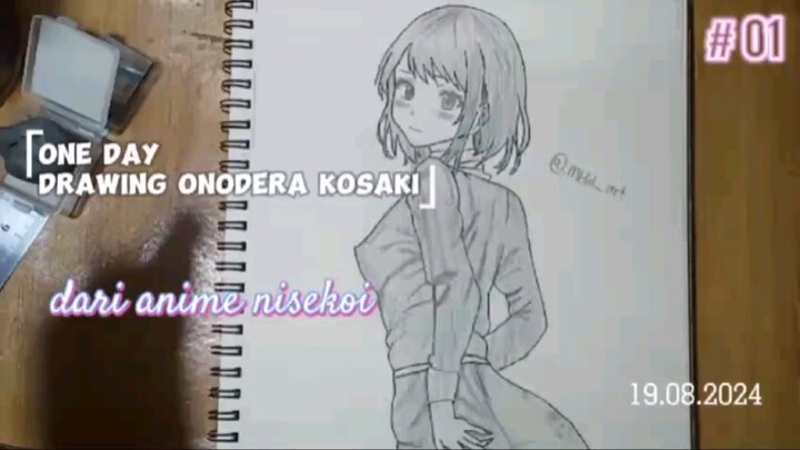 draw onodera kosaki//dari anime nisekoi