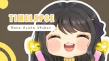 Gambar Stiker Vtuber Pisang 🍌, Nana Ayaka-Various Clover 🍀