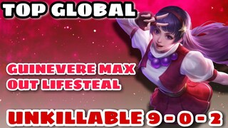 GUINEVERE MAX OUT LIFESTEAL - AMETHYST DANCE - TOP GLOBAL - TUTORIAL - AMETHYST DANCE - MLBB