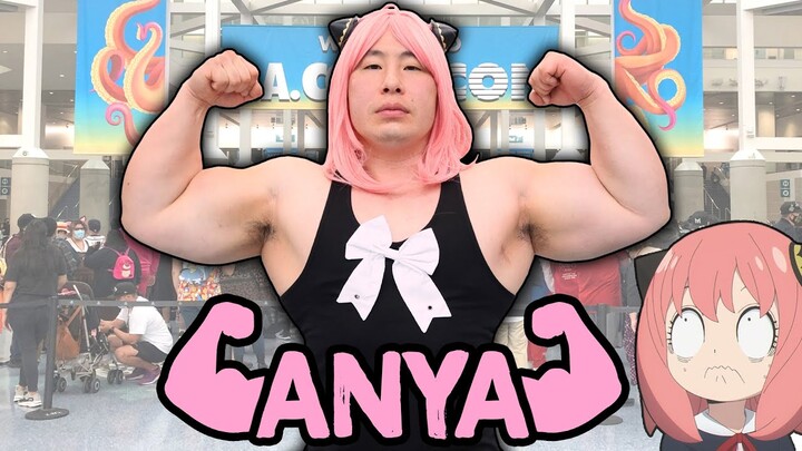 Buff Anya Attends L.A. Comic Con ft. Bane Armstrong