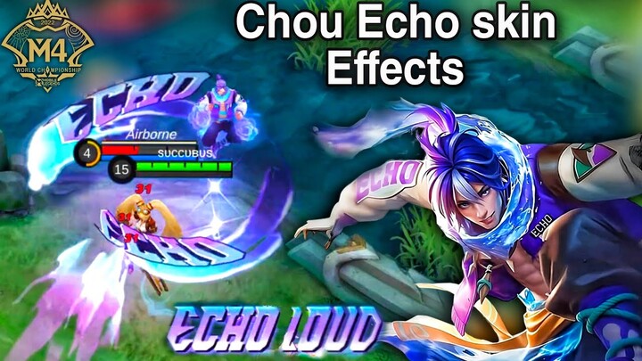 CHOU ECHO M4 SKIN EFFECTS!🔥ECHO LOUD!🥳