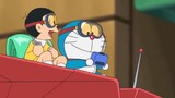 Doraemon ll Lính Nhảy Dù Nhát Gan , Cá Heo Ở Bãi Đất