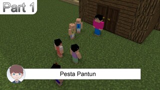 Upin & Ipin Pesta Pantun 1 (Minecraft Animation)