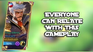 EVERYONE CAN RELATE WITH THIS GAMEPLAY | ROAD TO TOP GLOBAL ALUCARD | MLBB