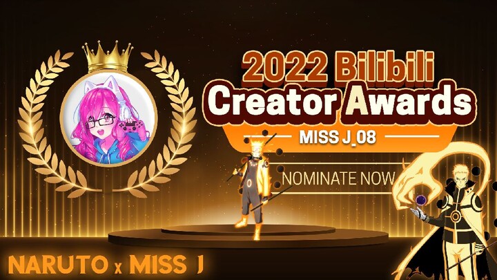 A Dream Come True in Bilibili |Naruto x Miss J_08 | Pls Vote me in 2022 Bilibili Creators Award 🔥