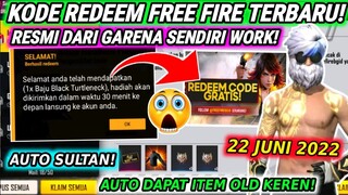 KODE REDEEM FREE FIRE TERBARU 22 JUNI 2022 HARI INI