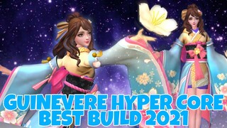 GUINEVERE HYPER CARRY BEST BUILD 2021- SAKURA WISHES - TUTORIAL - MOBILE LEGENDS