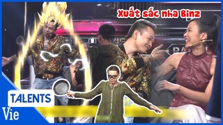 Binz bảo vệ Suboi khỏi "chảo quyền" người nhái Wowy, múa quá rớt luôn cục âm thanh xuống quần