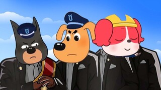 Sheriff Labrador - Police Cartoon Dancing Together - Cartoon Kids - Coffin Dance (Cover)