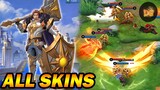REVAMPED TIGREAL ALL SKINS NEW SKILL EFFECTS GAMEPLAY in Mobile Legends