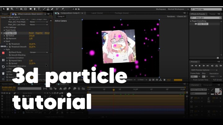 [ EN/ID SUB ] 3D Particle Tutorial in After Effects for Your AMV