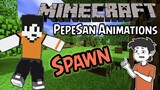 PepeSan Animations💥 😉SPAWN in MINECRAFTl