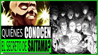 LOS HÉROES QUE CONOCEN EL SECRETO DE SAITAMA OPM