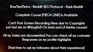 BowTiedTetra - Reddit SEO Protocol - Rank RedditMichael Girdley - The Complete HoldCo Course 2023