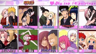 Naruto Shippuden Best Couple character (AMV) djayoayogoyang