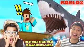 Reaksi Frost Diamond & BeaconCream BERTAHAN HIDUP DARI SERANGAN HIU GANAS ROBLOX | Roblox Indonesia