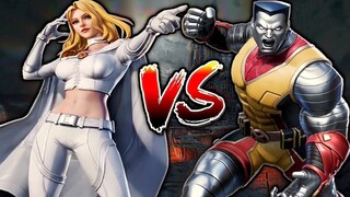 EMMA FROST VS COLOSSUS | MARVEL SUPER WAR | EMMA FROST SKILL EXPLAIN