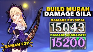 Build Murah Ramah F2P Pula Build Fischl DPS DAMAGENYA BUKAN MAIN  - Genshin Impact