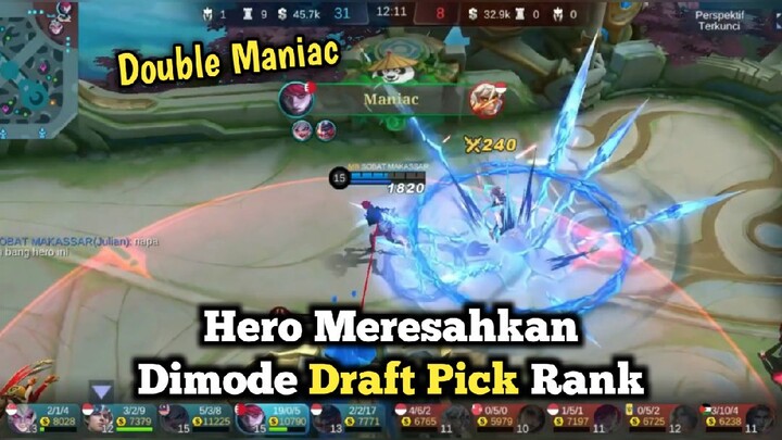 Damage Meresahkan Membuat Hero ini Menjadi Salah Satu Recomended Hero Push Rank