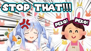 【Hololive】Pekora Cringing at Pekomama【English Sub】