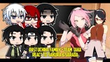 Past Uchiha Family +Team Taka React to Sakura & Sarada (Sasusaku) | GCRV | Naruto GachaClub Reaction