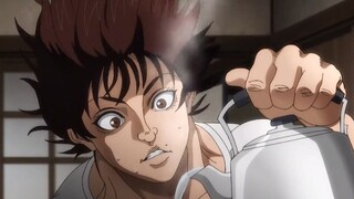 Would you like a cup of coffee brewed by Yujiro? The strongest father and son on earth are eating to