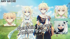 Genshin Impact (Anime Trailer) AMV (Anime Music Video) ~ Zenryoku Shounen