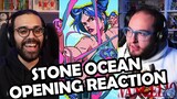 Dario & Caverna guardano la SIGLA di JOJO Stone Ocean (Reaction Mashup) [Twitch]