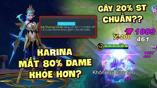 Tốp Mỡ | KARINA MẤT 80% DAME MÙA 23: HÓA RA LÀ BUFF? GÂY 20% ST CHUẨN? LATE GAME 30 MẠNG??? | MLBB