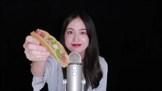 【廿廿】食音 咀嚼音 声控 塔可 TACO 墨西哥玉米卷 脆脆的塔可饼皮加自制馅料